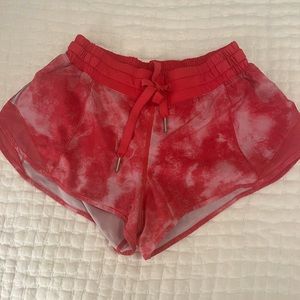 Lululemon Hotty Hot Short Pink Tie Dye